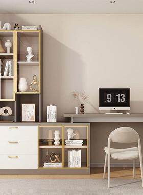 书合桌书组架一体桌书36373柜轻奢家转用电脑桌学生学习桌儿童角