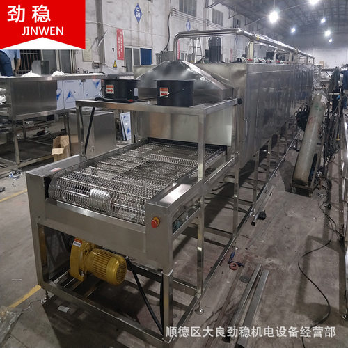 隧道炉网带式热风循环烘干炉不锈钢材质制作的隧道炉HT2019070911