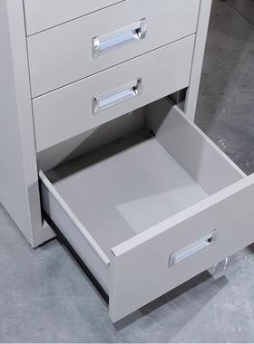 办公桌简约钢23440屉制公桌工带锁抽式办1.2米1.4米铁皮员电脑办