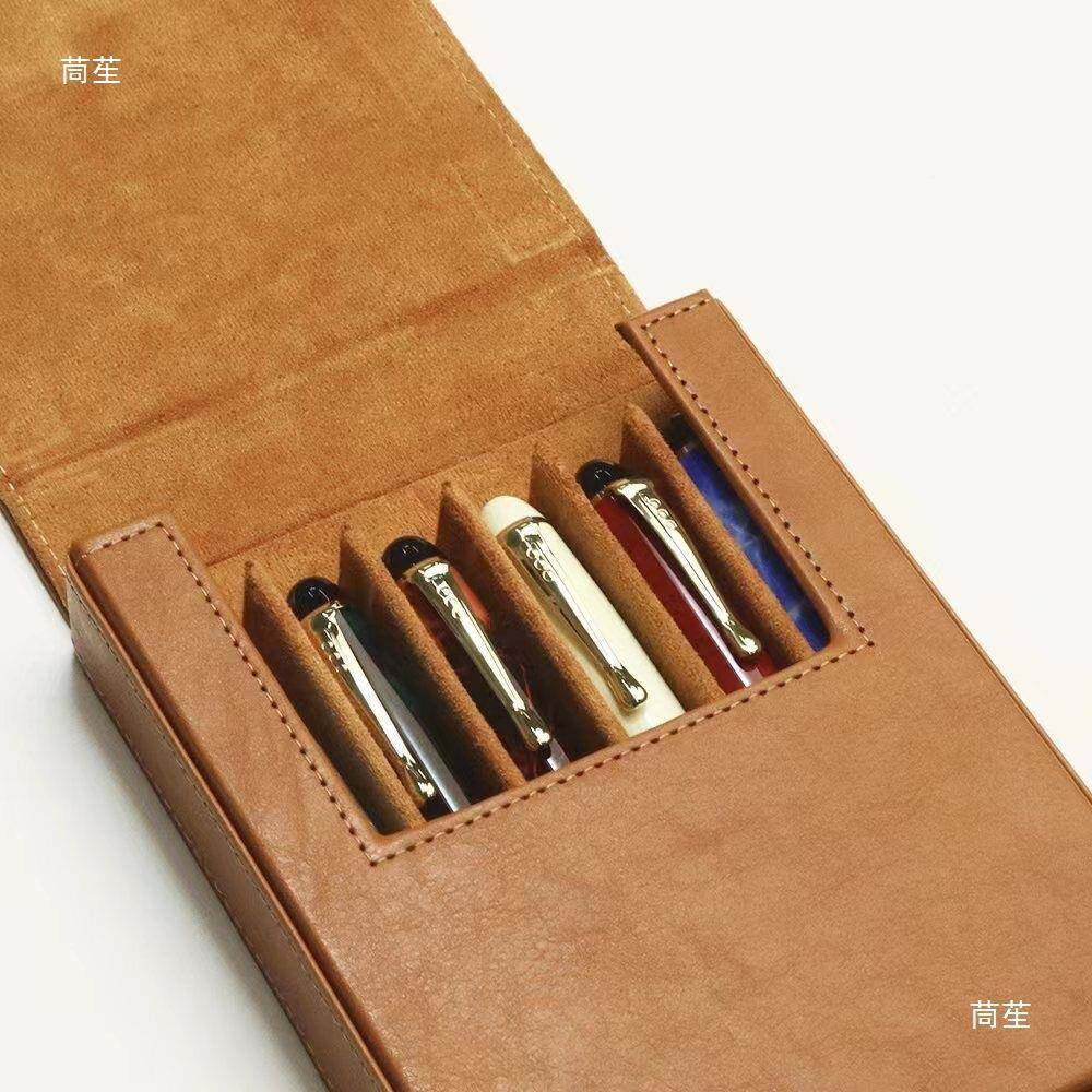 质皮笔袋钢笔收纳盒行便携收ZJP藏包示盒磁吸式6展支装钢旅笔保护,包装,五金配件包装,淘宝优惠券,粉丝福利购,淘宝优惠卷