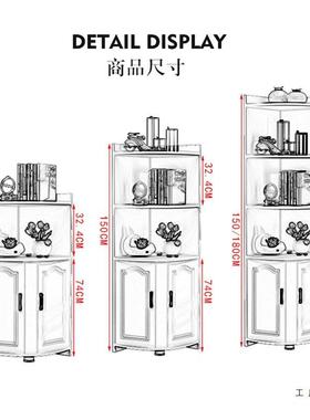 转角柜墙角柜三角落32869角柜置物架拐角边角形角收纳柜客厅卧室