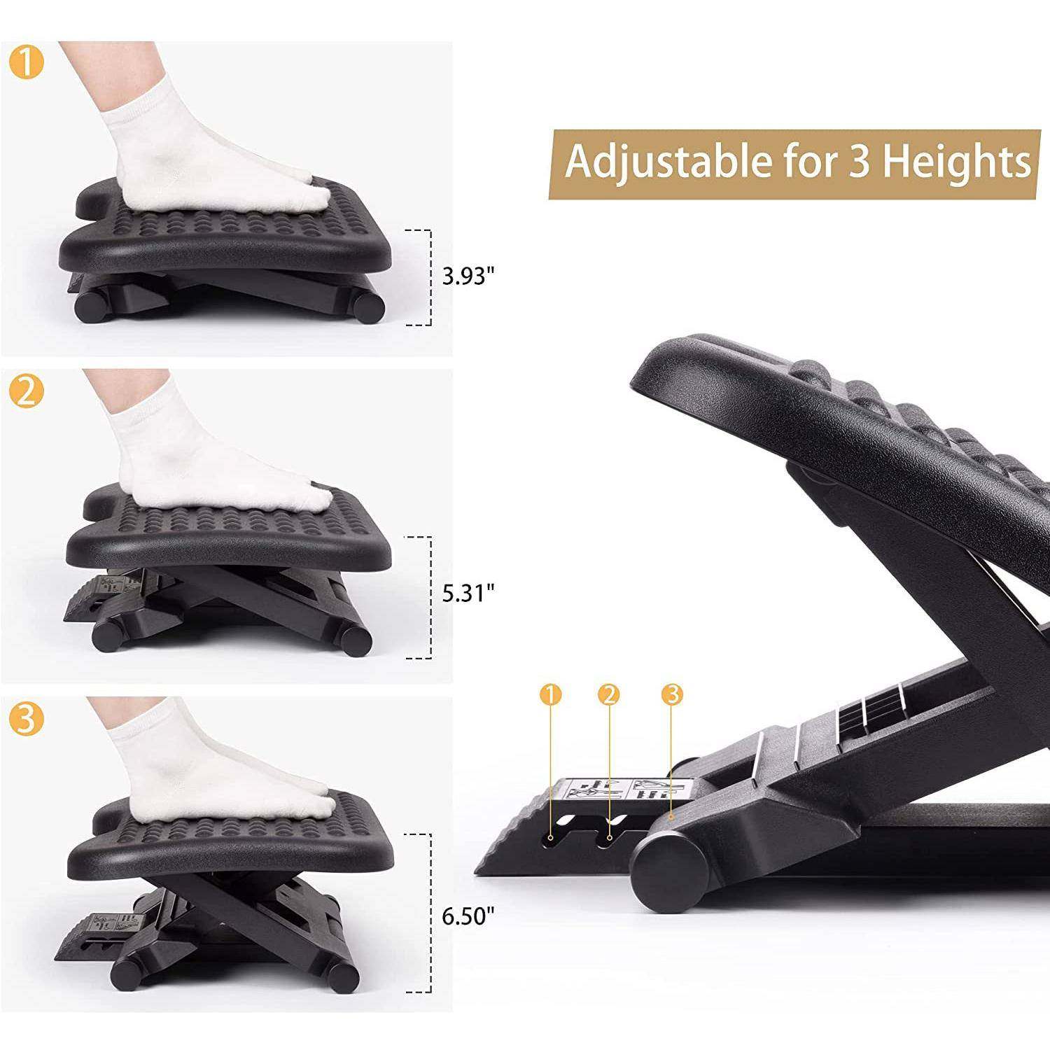 升桌垫降学可调节电竞踩脚垫高办公室脚凳脚踏凳板儿88307童生搁