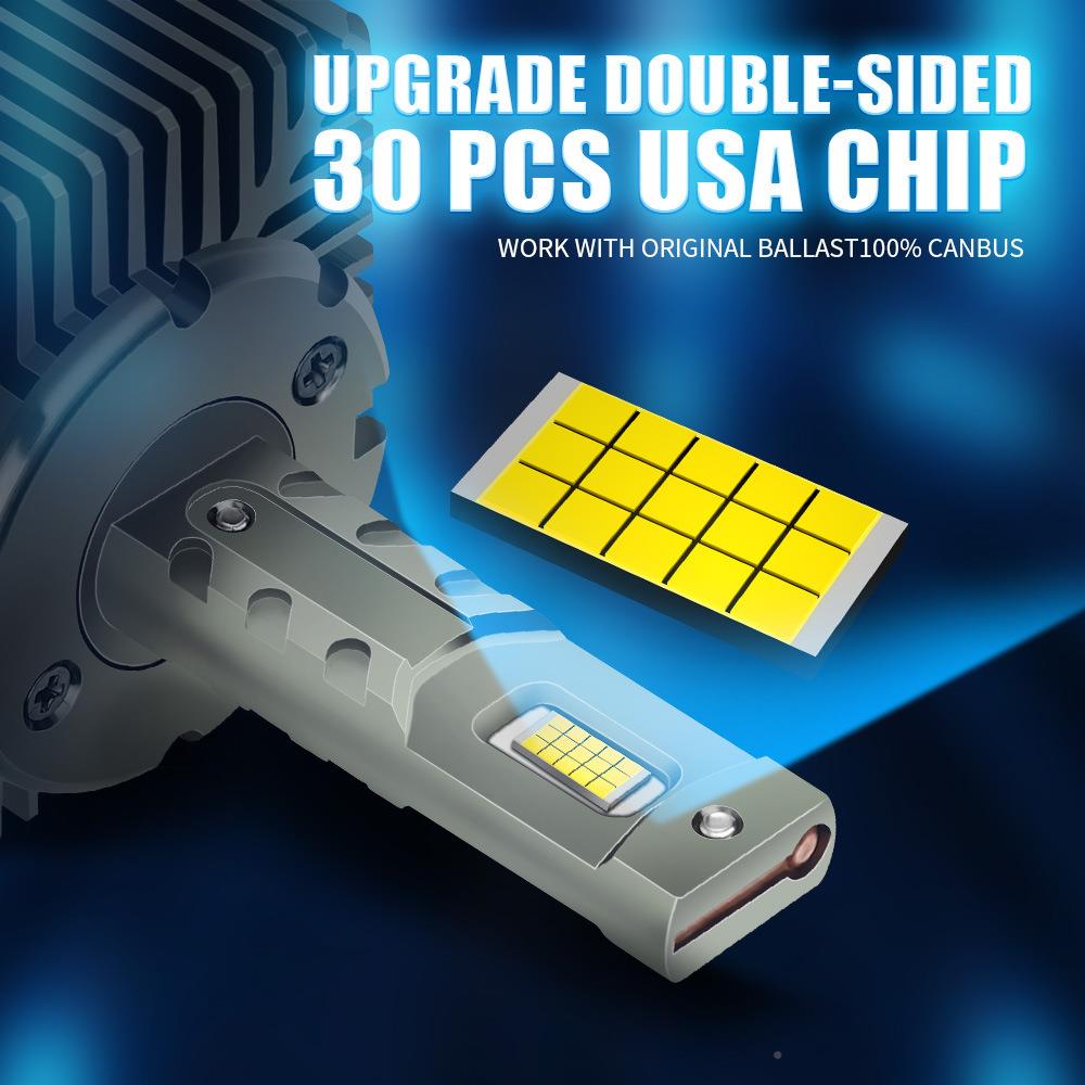 直插00220615DS式D2SD4SD5SD8SD3S氙气改LED大灯聚光高亮跨境优选