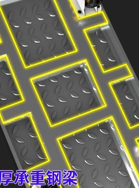 钢板小推家车拉货手车NBI搬车运车用平板车便携拖车折推叠小拉手