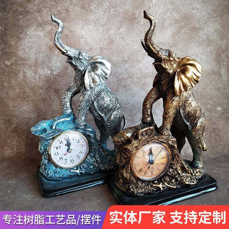 复古客厅座钟简约现代家用台式轻奢创意桌面摆件办公室桌面台式钟,农用物资,其他肥料,淘宝优惠券,粉丝福利购,淘宝优惠卷