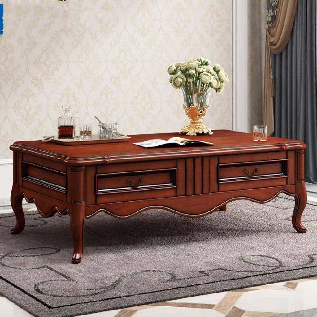 美式桃花心木实木茶几复古长茶桌大小户型长形方形客厅1.4米茶几,节庆用品/礼品,新娘配件,淘宝优惠券,粉丝福利购,淘宝优惠卷