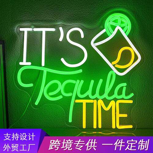 led霓虹灯发光字母open门店招牌广告牌标志性装饰灯雕刻灯牌