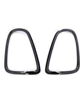 适用宝马迷你R56R57R58R5907-14尾灯饰框尾灯装饰圈亮黑电镀