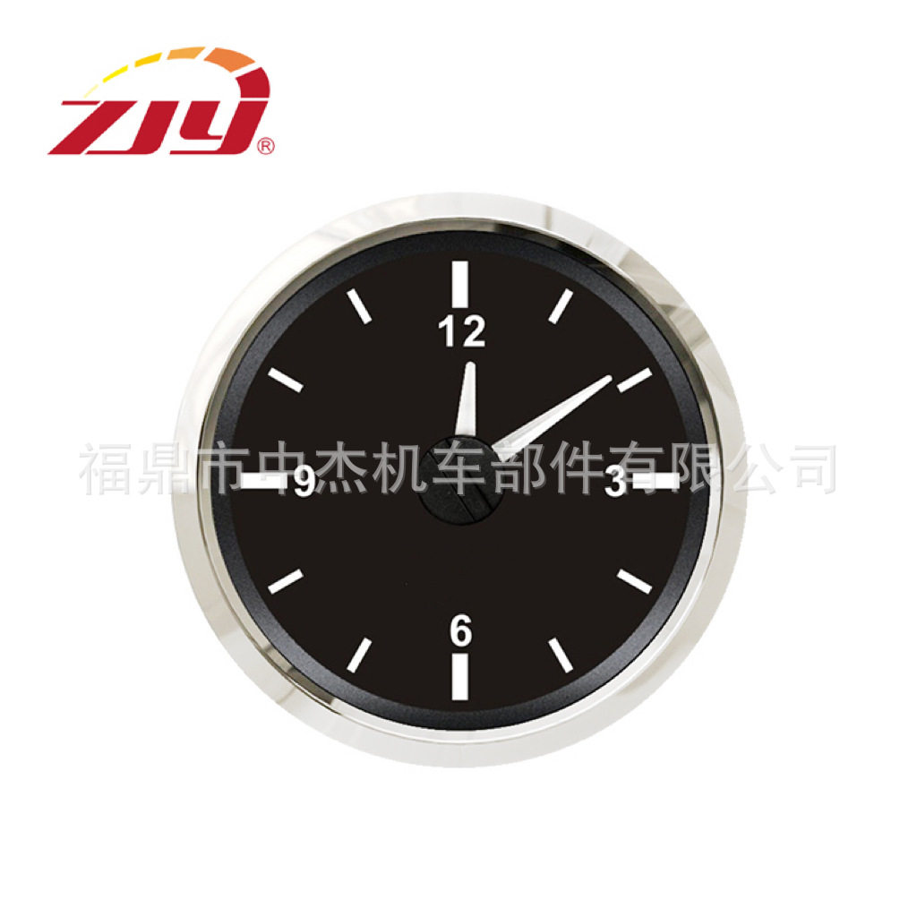 ZJY中杰仪表 52mm时间表 适用于船舶 游艇 12小时格式