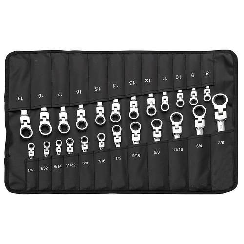 镜面两用扳手套装全套梅花扳手开口扳手手动五金工具汽修