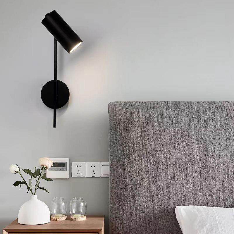 直销北欧客厅壁灯可以旋转卧室床头灯轻奢创意楼梯过道墙壁灯