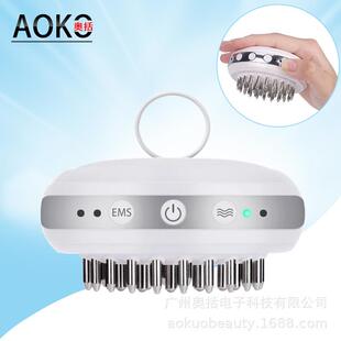 EMS微电导入护发梳头部理疗按摩建发梳震动疏通活络保健护理仪