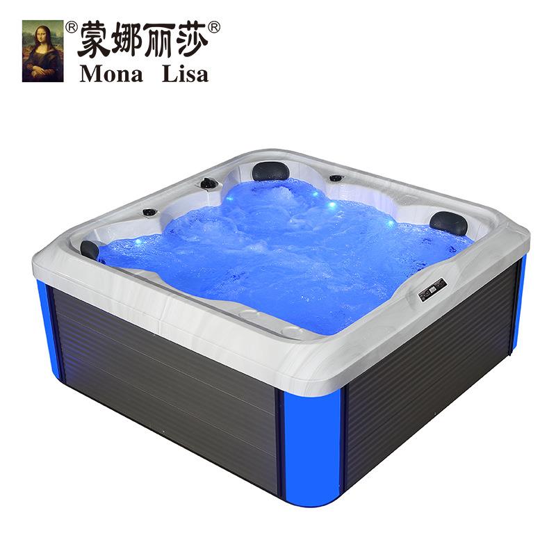 蒙娜丽莎欧美CE出口认证户外冲浪按摩豪华智能恒温别墅超大型浴缸