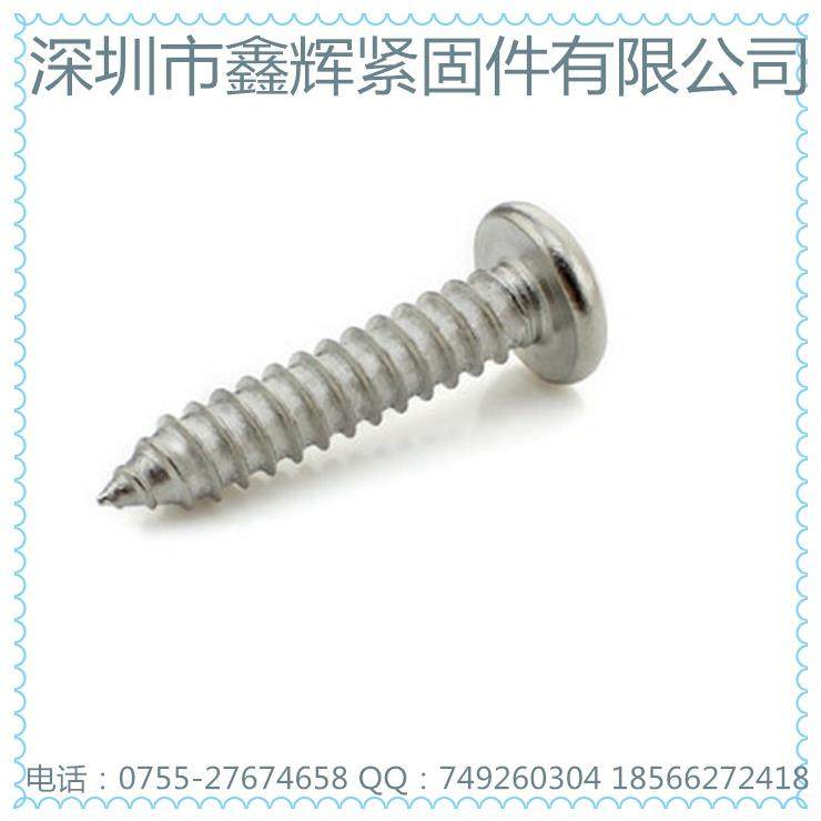 促销304不锈钢圆头自攻螺丝钉GB845十字盘头自攻螺丝M4