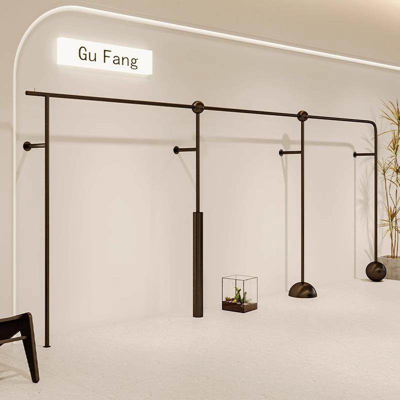 服装店展示架上墙哑光黑壁挂式陈列架女装店专用网红款挂衣杆货架,鲜花速递/花卉仿真/绿植园艺,割草机/草坪机,淘宝优惠券,粉丝福利购,淘宝优惠卷