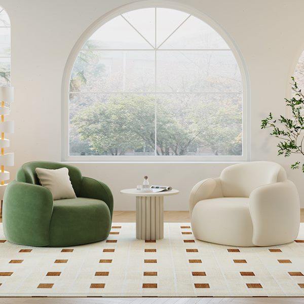 网红单人沙发休息区接待美容院会客洽谈桌椅组合民宿酒店休闲单椅,住宅家具,布艺沙发,淘宝优惠券,粉丝福利购,淘宝优惠卷