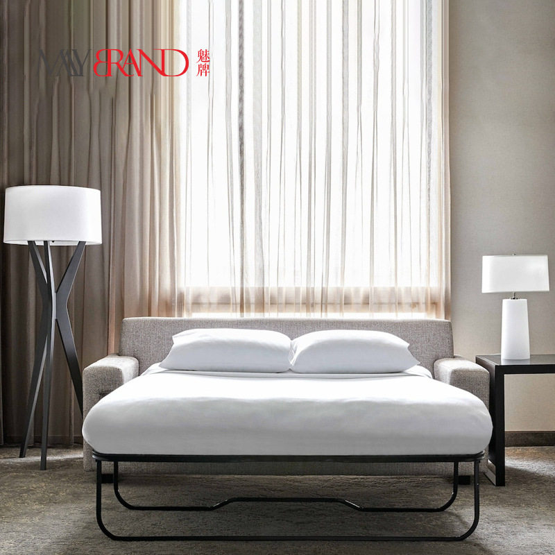 大型商务酒店公寓客房床沙发大堂桌椅成套酒店家具案例配套