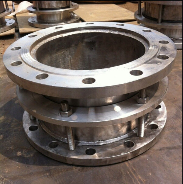 不锈钢双法兰限位伸缩节 钢制限位伸缩接头304 316管道松套伸缩器