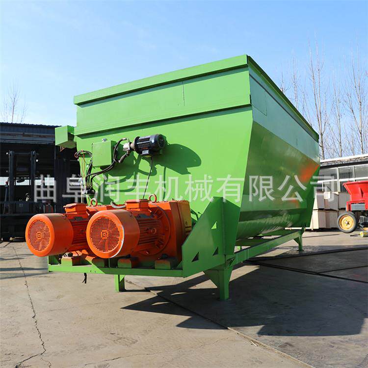 奶牛场饲养电动搅拌机全天定量牛草混合机养殖户用电动搅拌机