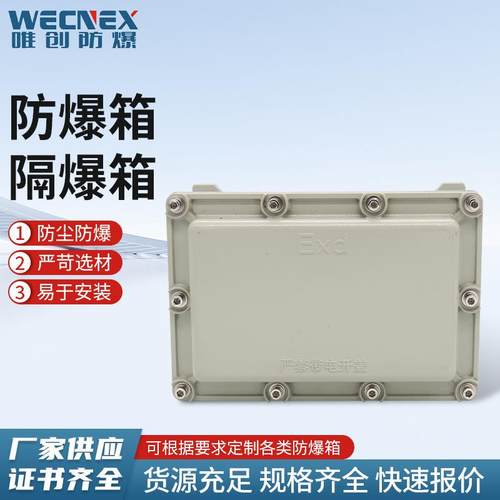 防爆箱隔爆箱300x200x150接线箱仪表配电箱照明接线盒过线箱