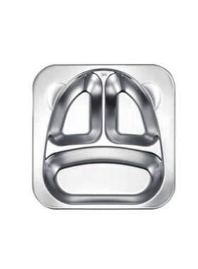 HT304加深新六格快餐盘小圆35.5*25.5304