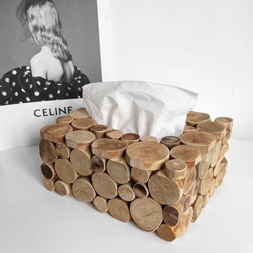 北欧轻奢装饰纸巾盒简约现代抽纸盒客厅卧室床头摆件桌面艺术摆设