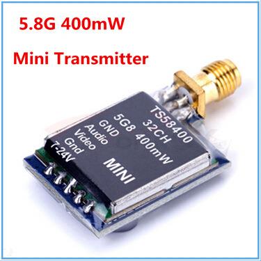 新款5.8G400mW40频道AV无线迷你发射机TS58400AREF频点.图片