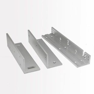 280KG单门双门磁力锁LC支架电磁锁圆弧支架带护罩包边L型海康支架