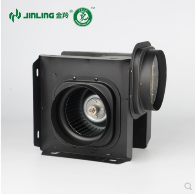 金羚金属全导管型管道排气扇分体式天花换气扇4寸金属DPT10-21-1