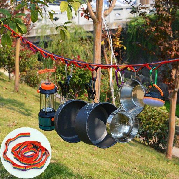 户外用品民族风帐篷挂绳灯挂装饰野营晾衣绳双层彩色织带防风绳,户外/登山/野营/旅行用品,帐篷绳,淘宝优惠券,粉丝福利购,淘宝优惠卷