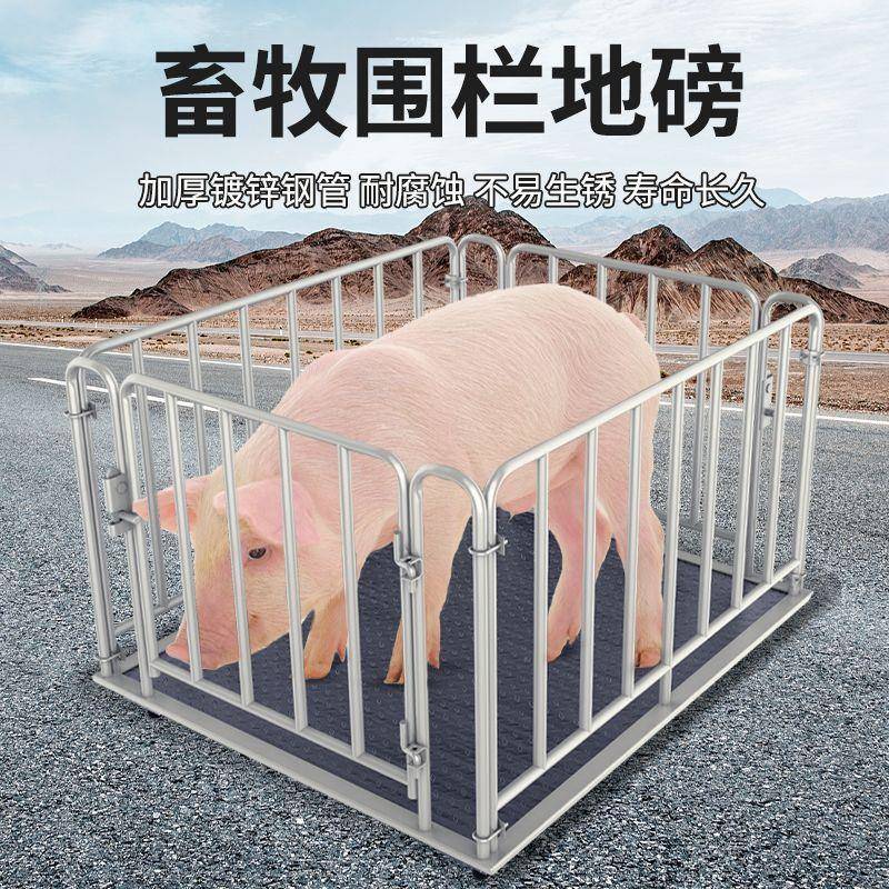 耀华地磅秤加厚0-3吨地磅防抖防控无线工厂物流5吨称猪牛家用磅秤