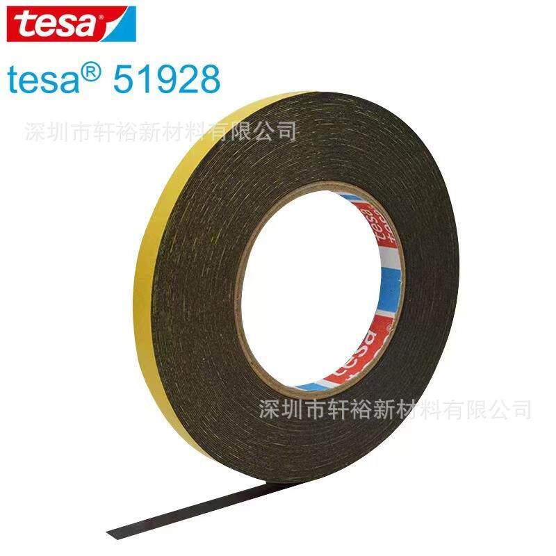 tsea519化8双面2自粘性黑色薄膜胶带防潮耐高温耐86老耐化