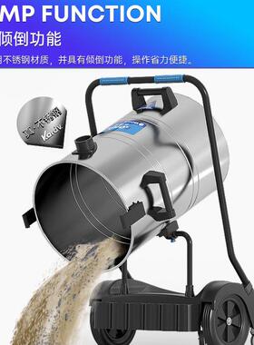 XKS凯2德威工业吸尘器DL-078洁S不锈工钢桶干湿两用双电机清电动