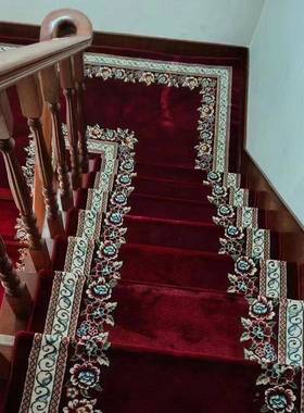 ∴欧防式楼Fh(d$p&a梯踏步垫地毯地垫免胶自粘滑平台阶美铺梯式满