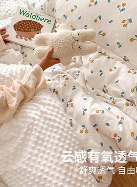 儿童秋a类豆IPQ床豆绒床笠三件套人成人双床上用冬品四件套冬季