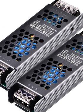 CYRled超薄静音灯箱源12v24v长E条软膜300w微型电源L电关D恒压开