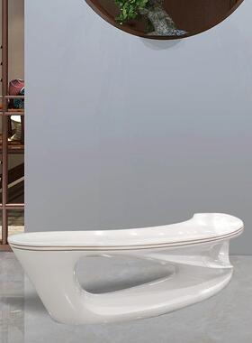 玻璃钢座椅亮造型意创美月陈家道具休息区商场74956酒店景区街大