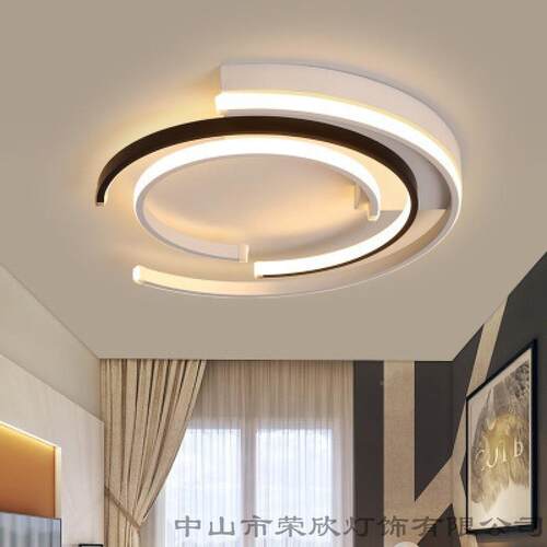 现代简约ld吸顶灯意3C个性书房客厅灯饰温馨浪漫卧e室家用创灯具