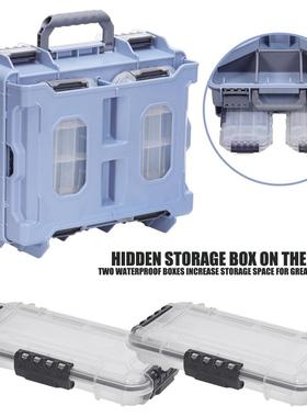 2025新款大号便携手提路大量VEO防水多功能双配层件盒容亚工具箱