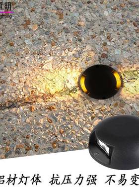 薄地光埋灯led户GP-DM501外龟壳侧发步道灯木桥免开透光埋地灯超