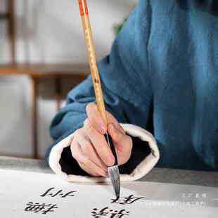 毛笔兼毫毛初学斗笔狼毫羊笔毫文房四州318宝湖隶书初楷书国画湖