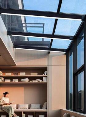 玻璃阳房专灯用LE光D天长条灯阳台车库66578露屋檐雨棚庭院超亮吸