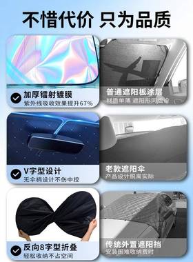 比亚迪唐LD前MI汽车挡遮阳板挡帘伞IQN罩挡前风玻璃防晒隔热L车