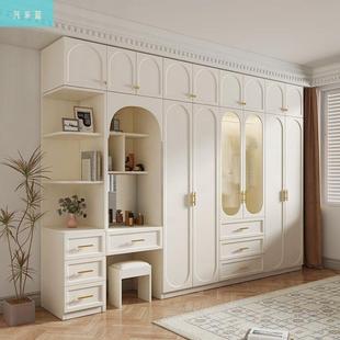现橱代柜简约收纳储物衣柜子现简PK829约奶油风大代衣衣室内卧室