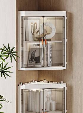 角柜墙角柜三形置物架浴厨房收纳柜角收纳物柜角落置柜TXK收纳室