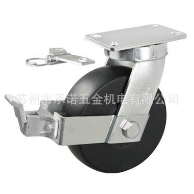 重载型8寸60810寸12载寸黑色M尼龙轮重1.8重型C脚轮吨设备轮