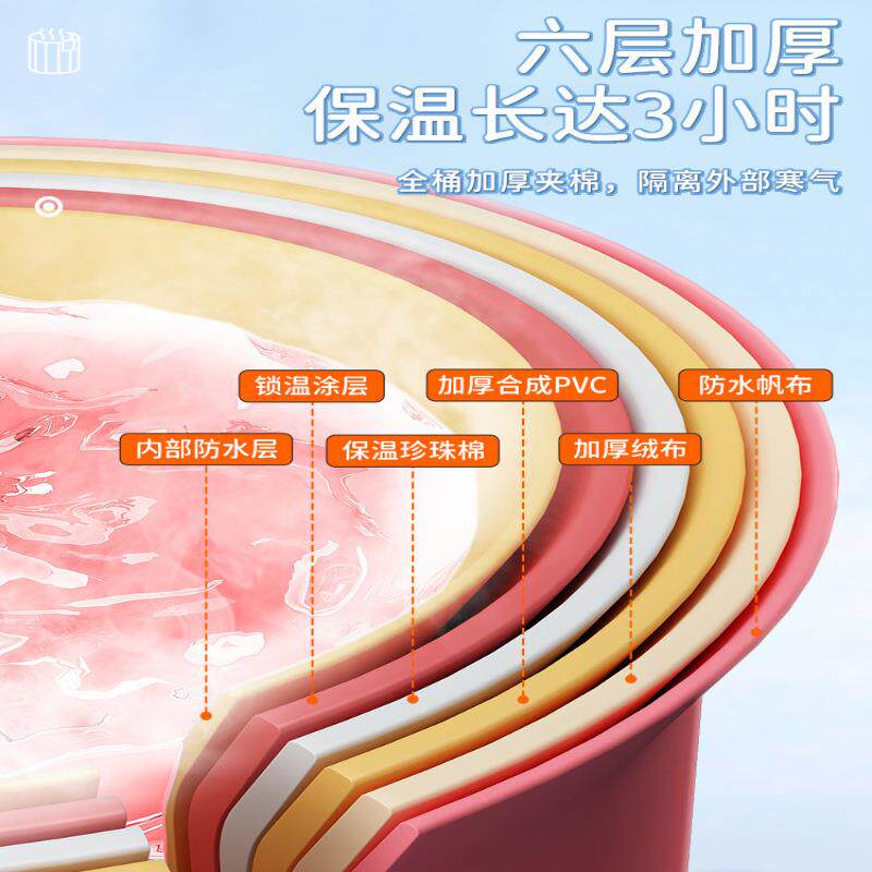 小户拆型折叠浴桶熏蒸大双OZO人叠泡澡桶做浴盆浸浴桶人浴缸情侣