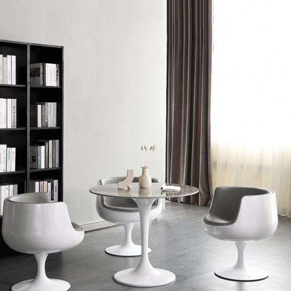 高端创意办公室休息区展厅商务岩板洽谈桌椅组合简约接待谈判桌椅,住宅家具,岩板餐桌,淘宝优惠券,粉丝福利购,淘宝优惠卷