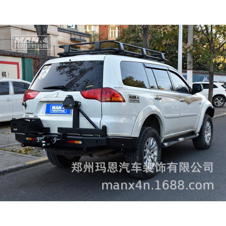 帕杰罗劲畅双轴后杠后竞技杠备胎后杠拖车后杠