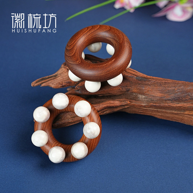 鹿角甜甜圈身体按摩器全身通用背部腹部肚子按摩刷258